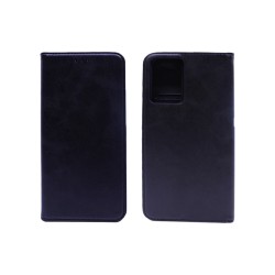 Capa Flip de Couro com Bolso Interno para TCL 40 SE Preto Capa Flip de Couro com Bolso Interno para TCL 40 SE Preto
